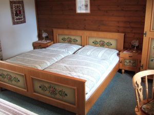 Kleinere Ferienwohnung: Doppelbett